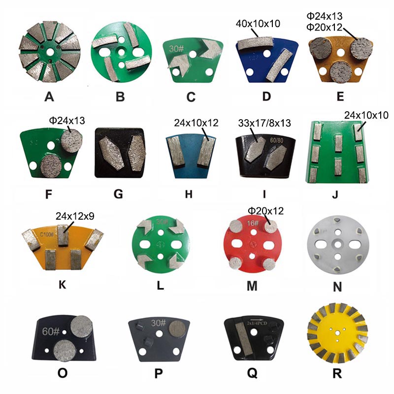 SM-M11 Metal Floor Pads
