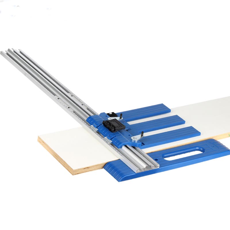 Hand-guided rail electric circular saw cutting machine, slide rail fixed cutting bracket, sliding fixed track tool, woodworker's backup