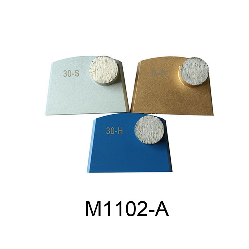 Metal floor polishing pad