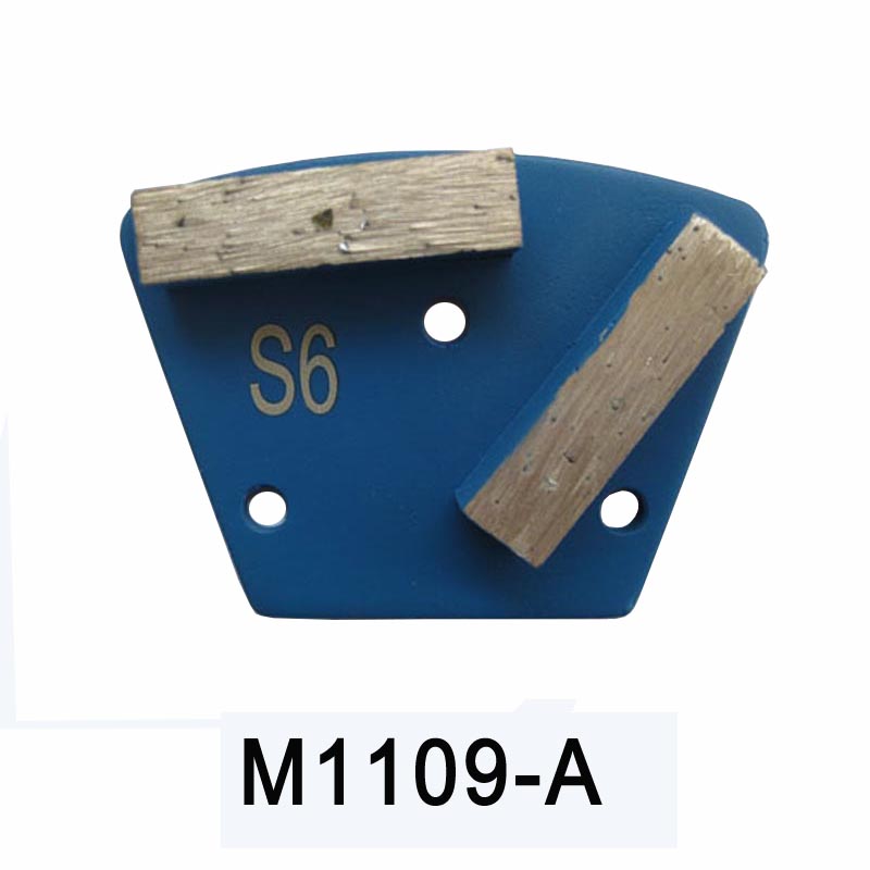 Metal floor polishing pad