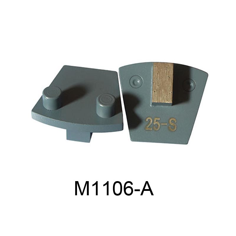 Metal floor polishing pad